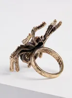 Bejeweled Spider Statement Ring