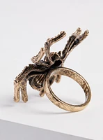 Bejeweled Spider Statement Ring