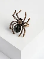 Bejeweled Spider Statement Ring