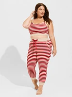 Heavy Hacci Rib Crop Lounge Cami