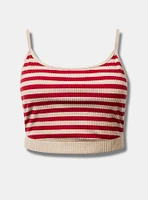 Heavy Hacci Rib Crop Lounge Cami