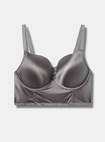 XO Plunge Push Up Shine Straight Back Bra