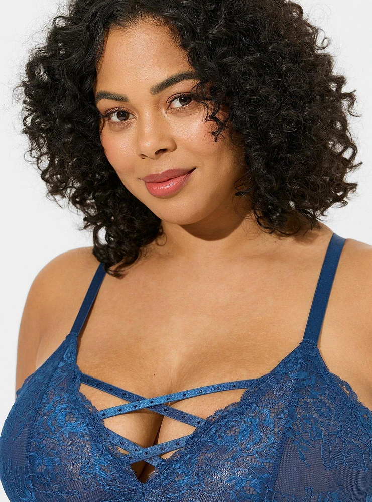 Glam Lace Strappy Babydoll