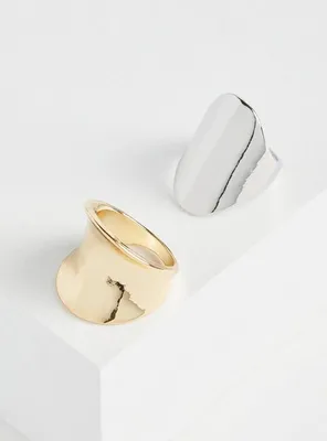 Dome Statement Ring Set
