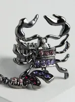 Bejeweled Scorpion Double Ring