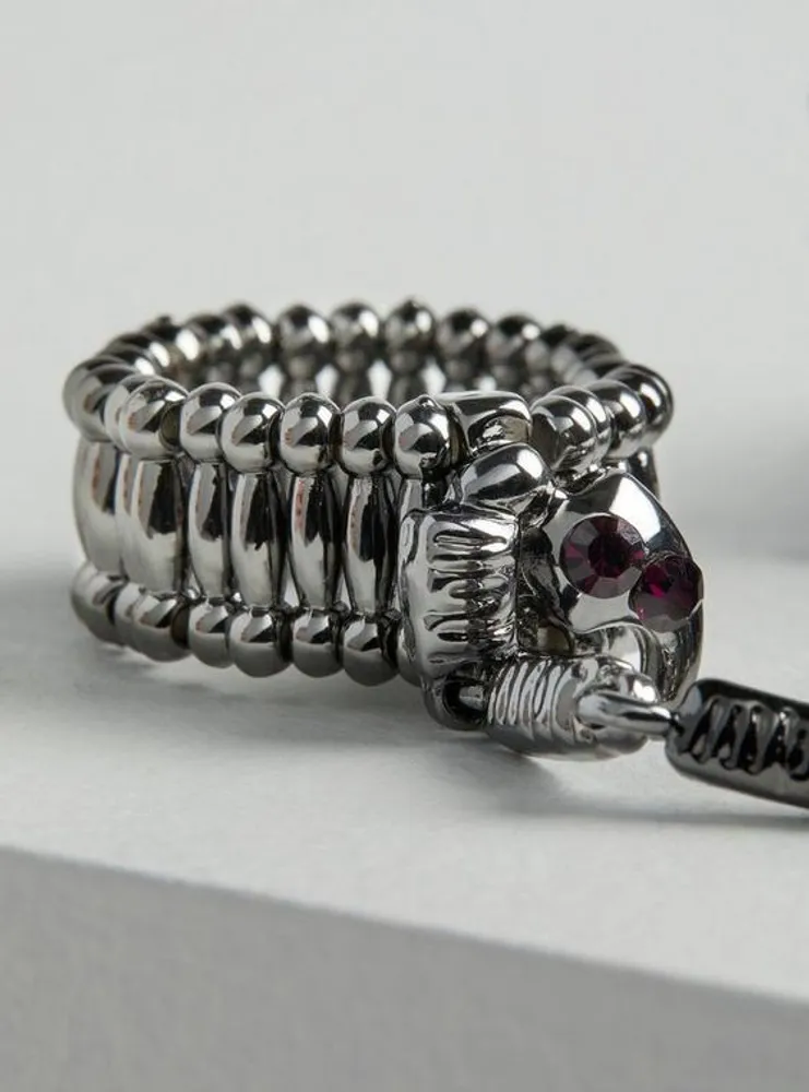Bejeweled Scorpion Double Ring