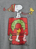 Peanuts Christmas Classic Fit Cotton Long Sleeve Tee