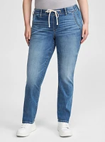 Pull-On Weekend Boyfriend Mid-Rise Jean