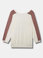 Lotus Relaxed Fit Super Soft Slub Long Sleeve Dolman Top