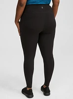 Super Soft Performance Jersey Full Length Active Legging with Side Pockets