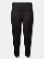 Super Soft Performance Jersey Full Length Active Legging with Side Pockets