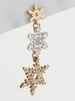Snowflake Linear Statement Earring