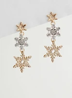 Snowflake Linear Statement Earring