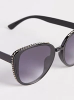 Cateye Smoke Lens Sunglasses