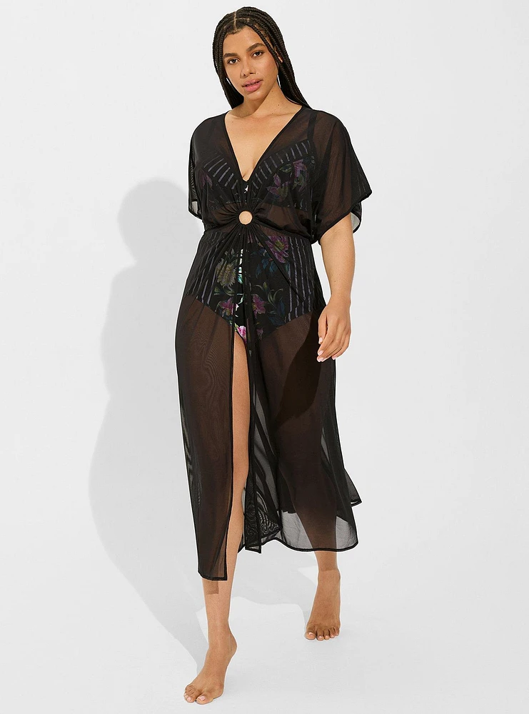 Mesh O-Ring Swim Cover-Up