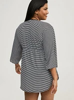 Shirttail Swim Cover-Up Kimono