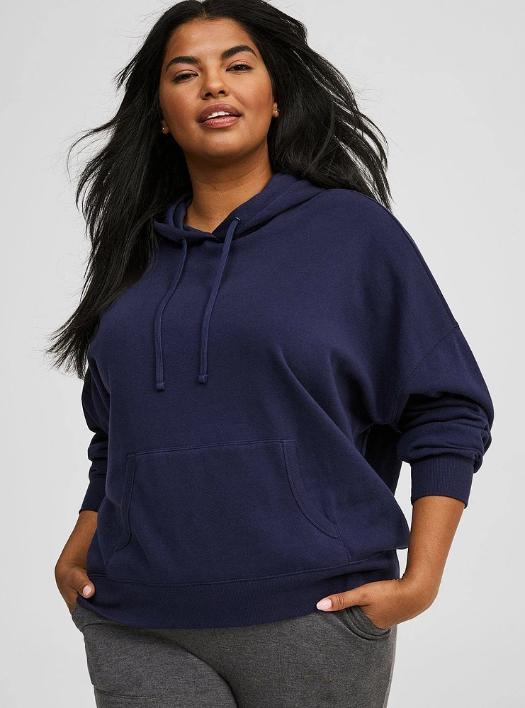 Relaxed Fit Cozy Fleece Hoodie