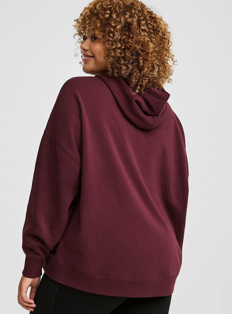 Relaxed Fit Cozy Fleece Hoodie