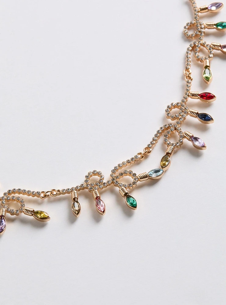 Holiday Lights Statement Necklace