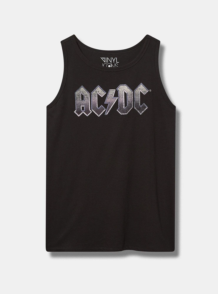 ACDC Classic Fit Cotton Crew Tank