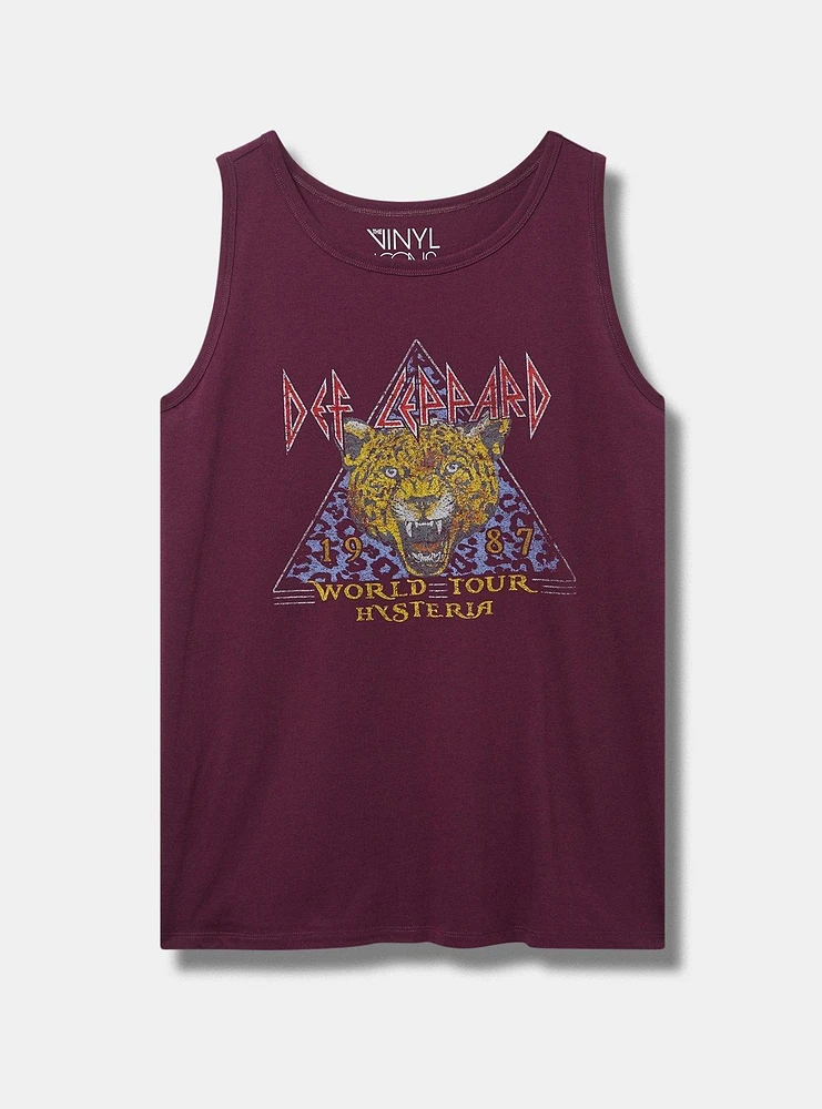 Def Leppard Classic Fit Cotton Crew Tank