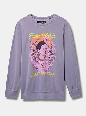 Frida Cozy Fleece Crew Neck Sweatshirt