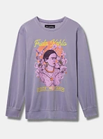 Frida Cozy Fleece Crew Neck Sweatshirt