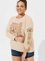 Pusheen Cozy Fleece Crew Sweatshirt