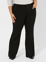 Trouser A-Line Flare Studio Luxe Ponte Pant