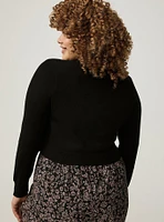 Fitted Long Sleeve Shrug Sweater