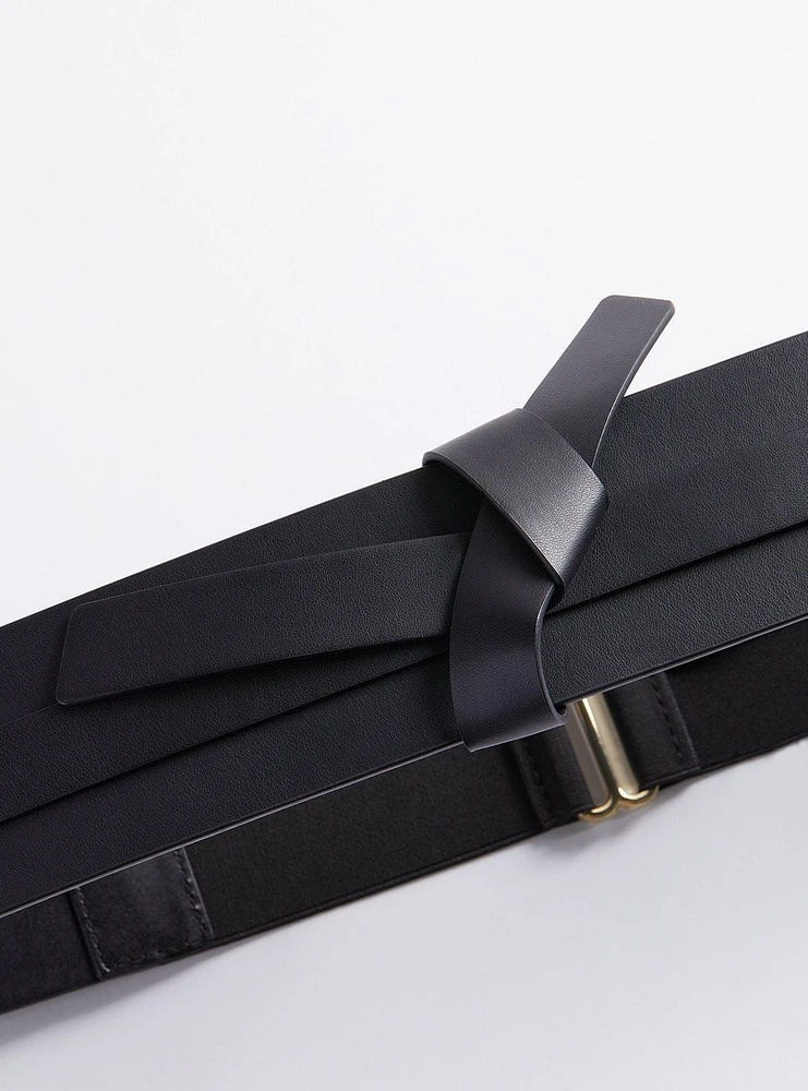 Knotted Stretch Waist Belt