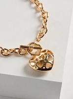 Toggle Heart Bracelet