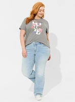 Love Classic Fit Cotton Heart Cut Out Tee