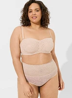 Unlined Lace Strapless Bra