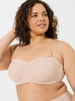 Unlined Lace Strapless Bra