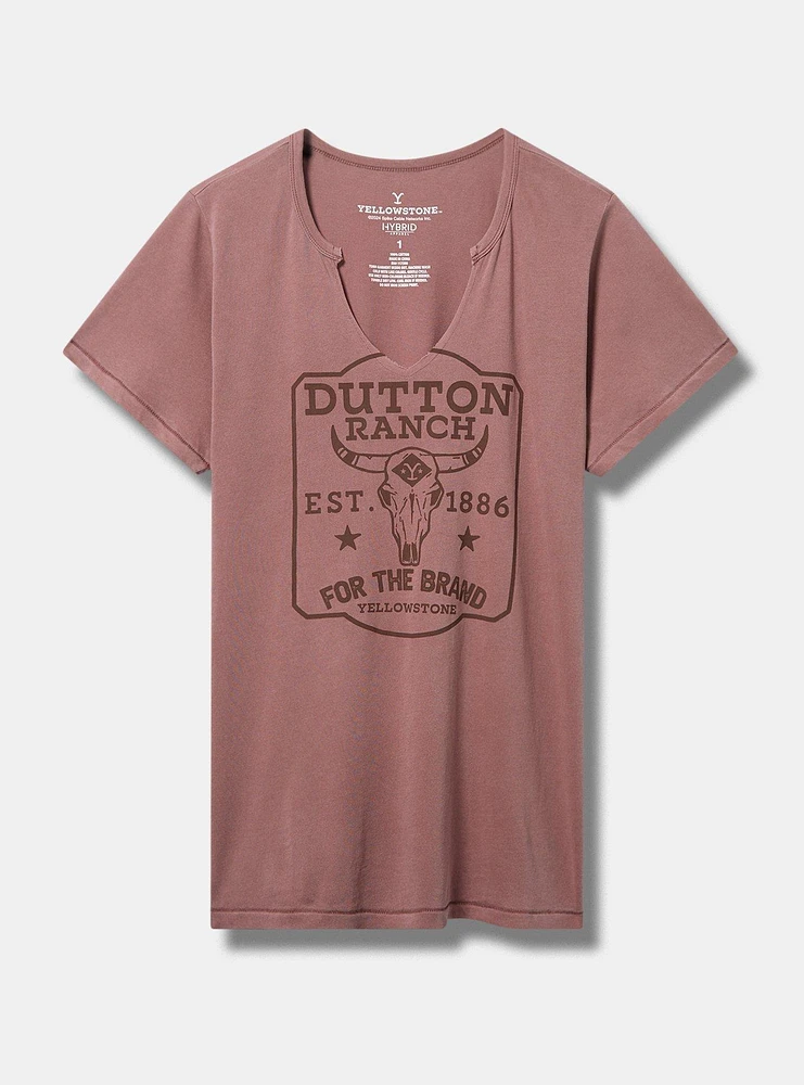 Yellowstone Classic Fit Cotton Notch Tee