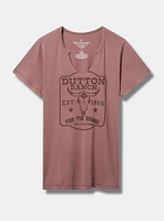 Yellowstone Classic Fit Cotton Notch Tee