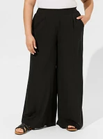 Pull-On Wide Leg Pant