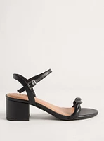 Braided Strap Block Heel (WW)