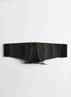 Denim Corset Stretch Waist Belt