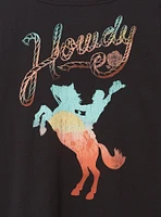 Howdy Relaxed Fit Heritage Jersey Distressed Tee