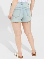 5 Inch Mid-Rise Relaxed Classic Denim Short