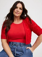 Daisy Mesh Shrug