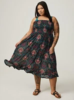 Mesh Cover-Up Tea Dress