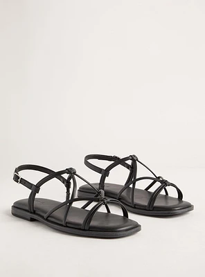 Strappy Criss Cross Gladiator Sandal (WW)