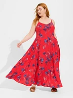 Maxi Challis Trapeze Dress