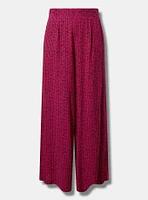 High-Rise Pull-On Wide-Leg Pant