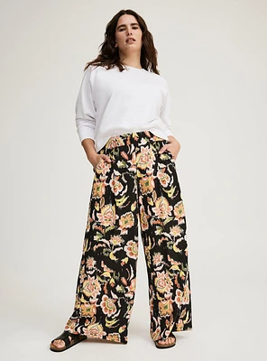 Pull-On Wide Leg Pant