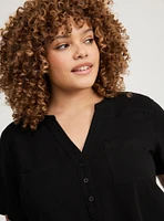 Harper Challis Short Sleeve Blouse