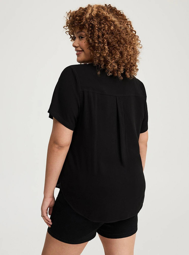 Harper Challis Short Sleeve Blouse